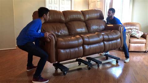 how to move a couch.